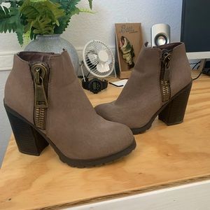 Taupe SODA Booties
